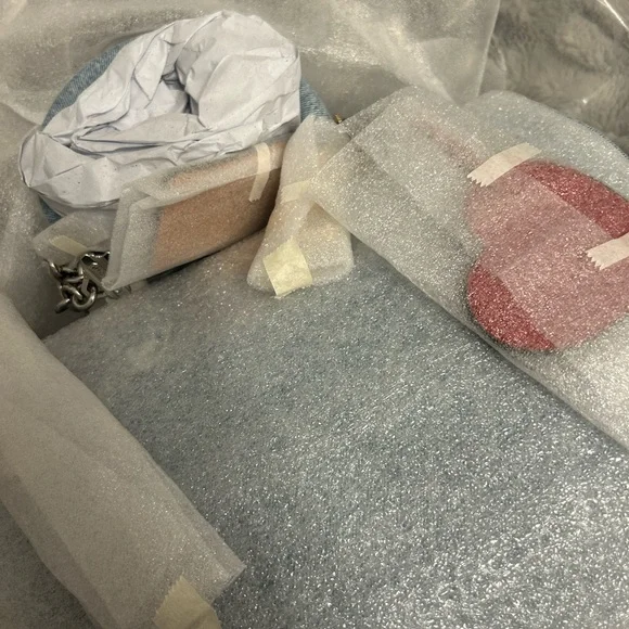 BRAND NEW STILL WRAPPED Coach Large Rowan with Charms in Loved Denim BNWT - Picture 5 of 8